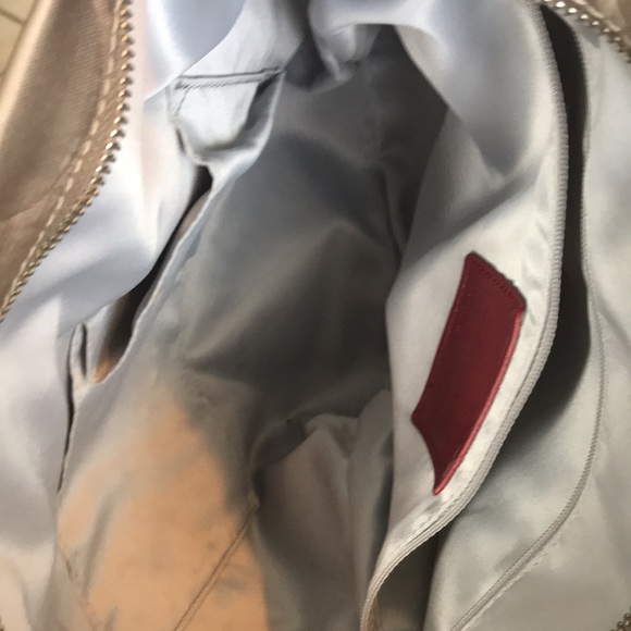 Coach Signature Tan Shoulder Bag with red trim! In EUC, NO spots anywhere ❤️ - Picture 13 of 15